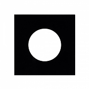 Рамка на 1 пост Arlight GLARE 043833 цвет Черный-1