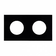 Рамка на 2 поста Arlight GLARE 043836 цвет Черный-2