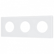 Рамка на 3 поста Arlight GLARE 043838 цвет Белый