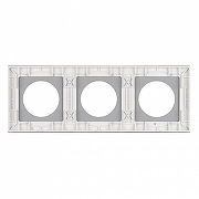 Рамка на 3 поста Arlight GLARE 043838 цвет Белый-1