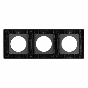 Рамка на 3 поста Arlight GLARE 043839 цвет Черный-2