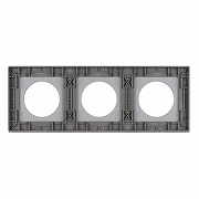 Рамка на 3 поста Arlight GLARE 043840 цвет Серый-1