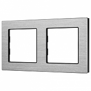 Рамка на 2 поста Arlight PRESTO 043856 цвет Серый