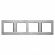 Рамка на 4 поста Arlight PRESTO 043863 цвет Серый-2