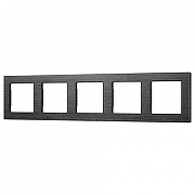 Рамка на 5 постов Arlight PRESTO 043865 цвет Черный