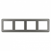 Рамка на 4 поста Arlight VERSA 045189 цвет Серый-1