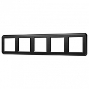 Рамка на 5 постов Arlight VERSA 045191 цвет Черный