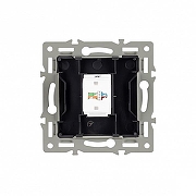 Розетка Ethernet RJ-45 и со шторками, без рамки Arlight SCT 045335 цвет Серый-2