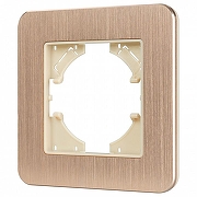 Рамка на 1 пост Arlight AKIRY 049683 цвет Золото