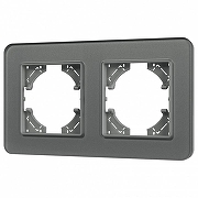 Рамка на 2 поста Arlight OMALI 049694 цвет Серый