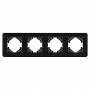Рамка на 4 поста Arlight OMALI 049701 цвет Черный-2