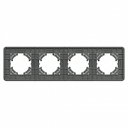 Рамка на 4 поста Arlight OMALI 049702 цвет Серый-2