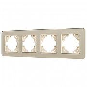 Рамка на 4 поста Arlight OMALI 049703 цвет Золото