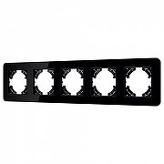 Рамка на 5 постов Arlight OMALI 049705 цвет Черный