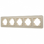 Рамка на 5 постов Arlight OMALI 049707 цвет Золото