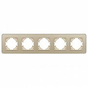 Рамка на 5 постов Arlight OMALI 049707 цвет Золото-2