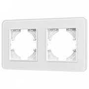 Рамка на 2 поста Arlight OMALI 049708 цвет Белый