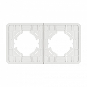 Рамка на 2 поста Arlight OMALI 049708 цвет Белый-1