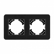 Рамка на 2 поста Arlight OMALI 049709 цвет Черный-2
