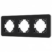 Рамка на 3 поста Arlight OMALI 049713 цвет Черный