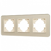 Рамка на 3 поста Arlight OMALI 049715 цвет Золото