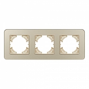 Рамка на 3 поста Arlight OMALI 049715 цвет Золото-1