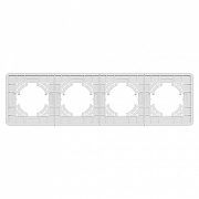 Рамка на 4 поста Arlight OMALI 049716 цвет Белый-2