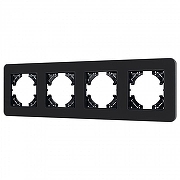 Рамка на 4 поста Arlight OMALI 049717 цвет Черный