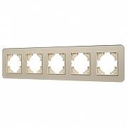 Рамка на 5 постов Arlight OMALI 049723 цвет Золото