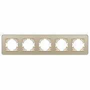 Рамка на 5 постов Arlight OMALI 049723 цвет Золото-1