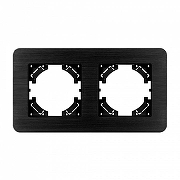 Рамка на 2 поста Arlight AKIRY 049725 цвет Черный-2