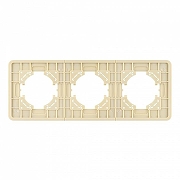 Рамка на 3 поста Arlight AKIRY 049730 цвет Золото-2