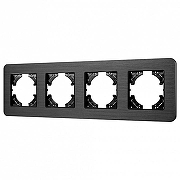 Рамка на 4 поста Arlight AKIRY 049732 цвет Черный