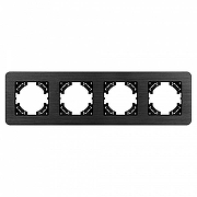 Рамка на 4 поста Arlight AKIRY 049732 цвет Черный-1