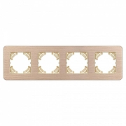Рамка на 4 поста Arlight AKIRY 049733 цвет Золото-2
