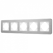 Рамка на 5 постов Arlight AKIRY 049734 цвет Серебро