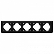 Рамка на 5 постов Arlight AKIRY 049735 цвет Черный-2