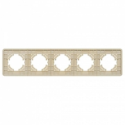 Рамка на 5 постов Arlight AKIRY 049736 цвет Золото-1