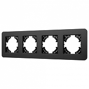 Рамка на 4 поста Arlight AKIRY 049744 цвет Черный