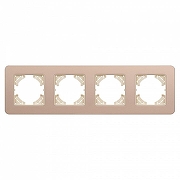 Рамка на 4 поста Arlight AKIRY 049745 цвет Золото-2