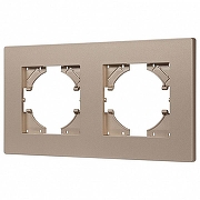 Рамка на 2 поста Arlight PERIO 049753 цвет Золото