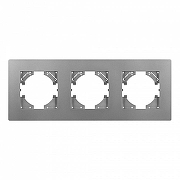 Рамка на 3 поста Arlight PERIO 049756 цвет Серый-2