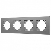 Рамка на 4 поста Arlight PERIO 049760 цвет Серый