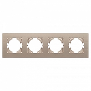 Рамка на 4 поста Arlight PERIO 049761 цвет Золото-2