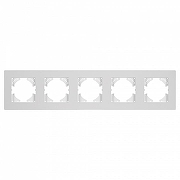 Рамка на 5 постов Arlight PERIO 049762 цвет Белый-1