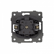 Розетка с заземлением, без рамки Arlight SCT 049815 цвет Черный-2