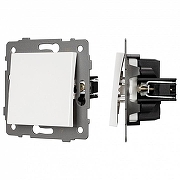 Выключатель перекрестный одноклавишный без рамки Arlight SWT 049875 цвет Белый