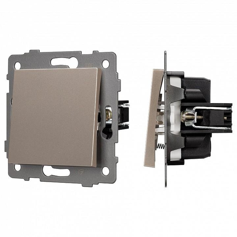 Выключатель самовозвратный одноклавишный без рамки Arlight SWT 049882 