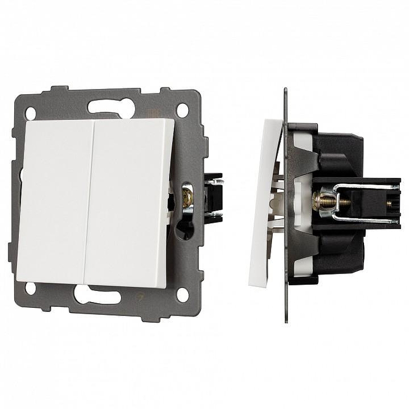 Выключатель двухклавишный без рамки Arlight SWT 049887 