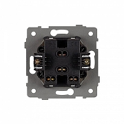 Выключатель двухклавишный без рамки Arlight SWT 049889 цвет Серый-1